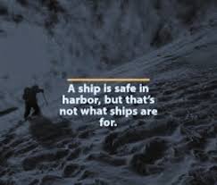 Image result for ship in the harbor is safe