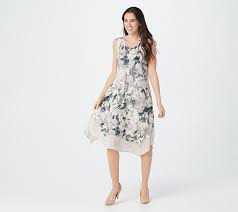 Logo By Lori Goldstein Knit Sleeveless Maxi Dress With Chiffon Trim Qvc Com In 2020 Dresses Maxi Dress Mother Of Bride Outfits