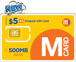 Discounted M1 Singapore Sim Card Airport Pick Up Indiway