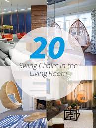 A drawing room is a room in a house where visitors may be entertained, and a historical term for what would now usually be called a living room. 20 Fascinating Swing Chairs In The Living Room Home Design Lover