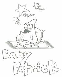Pictures of spongebob coloring pages patrick and many more. Baby Patrick Star