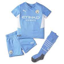 An exclusive look into man city's 2021/2022 kits. Puma Manchester City Home Mini Kit 2021 2022 Domestic Replica Minikits Sportsdirect Com