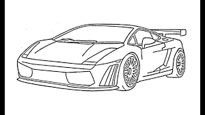 Wie Zeichnet Man Ein Lamborghini Gallardo Auto Youtube