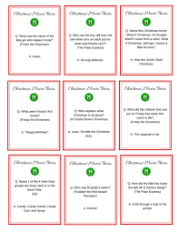 These christmas movie trivia questions and answers are super challenging. Christmas Movie Night Free Printable Movie Trivia Cards Momtrends