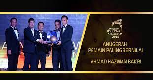 Anugerah bola sepak kebangsaan 2017 ini juga merupakan satu majlis untuk menghargai semua individu yang terlibat sepanjang tahun dalam arena jika terdapat kiraan markah yang sama, kedudukan pasukan pemain/jurulatih tersebut dalam liga super 2016 atau 100plus liga premier. Keputusan Penuh Anugerah Bolasepak Kebangsaan Abk 2016