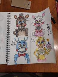 This Is My Fnaf Fanart Colored Version Fnaf Art Fan Art Artwork