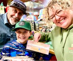 Congratulations to Marcus!! He caught the $5,000 Prize Fish in this year's  Bass Lake Fishing Derby! There's still two $10,000 prize trout and loads of  $20 & $100 trout to catch! Good