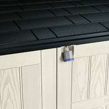 To use even more space, pair an äpplarö storage bench made with durable, rustic acacia wood with a wooden wall panel that can double as a. Craftsman Outdoor Storage Box 4 X 2 White And Pepper Bmsc2551 Rona