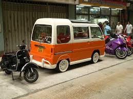 hong kong 香港 kowloon 九龍 to kwa wan 土瓜灣 subaru vw minibus citroen h van subaru kei car