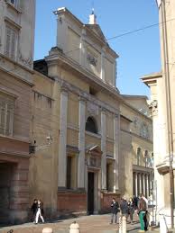 The neoclassical facade was added in the early 19th century, while the interior remains largely preserved in its original design. Sant Alessandro Parma Wikipedia