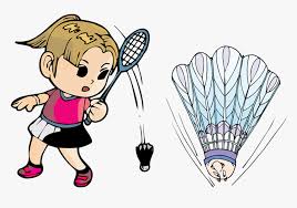 Design of badminton ball symbol. Badminton Drawing Cartoon Hd Png Download Kindpng