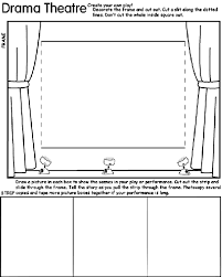 Drama Theatre Coloring Page Teaching Drama Drama Theatre Drama Education