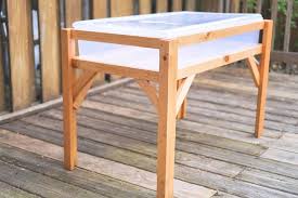 How To Make An Easy Inexpensive Diy Sensory Table Like A Pro Kids Outdoor Table Sensory Table