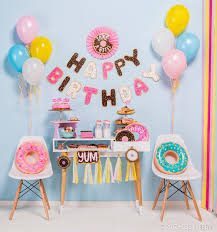 Party Planning On Your Agenda This Delectable Donut Decor Is Here To Do The Enterta Donut Party Decorations Donut Birthday Parties Donut Themed Birthday Party
