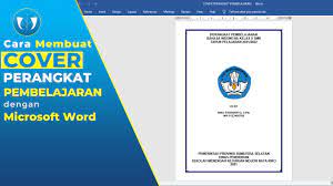 Xi / ganjil materi pokok : Tutorial Membuat Cover Perangkat Pembelajaran Rapi Dengan Logo Kemendikbud 2021 Microsoft Word Youtube