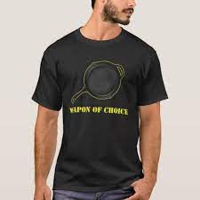 Weapon Of Choice Pubg Mobile Cast Iron Pan T Shirt Zazzle Com T Shirt Shirts Tshirt Colors