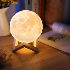 Dropship Usb 3d Light Fixtures 8cm 10cm Moon Lamp Levitating Night Light Led Color Change Touch Lighting Bedrooms Lamp Night Lights Aliexpress