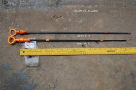 Oil Dipstick Length Discrepancy Audiforums Com