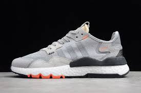 Adidas Black And Orange Running Shoes Adidas Nite Jogger 2019 Grey Black Orange Db3361 Joggers Shoes Adidas Orange Black