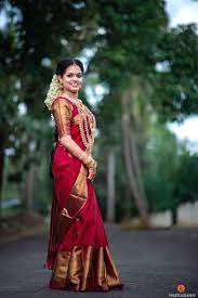 These Indian Saree Draping Styles Will Make You Eye Stuck For Sure South Indian Bride Saree Bridal Sarees South Indian Wedding Saree Blouse Designs