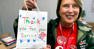 Red Cross delivers holiday gift bags to area veterans in need