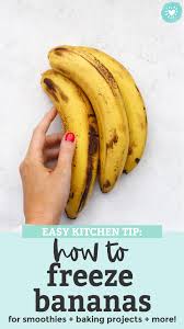This step will prevent the banana chunks from freezing together into a big lump. How To Freeze Bananas For Smoothies Baking More One Lovely Life