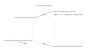 ­­ ­ ­draw a long egg shape for the body­ and then an oval for the head. How To Draw An Egg Shape By Mattp Pen Tool Click Mouse Mouse Button