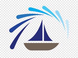 Gambar yang sederhana dengan hanya dua helai daun. Logo Boat Logo Kapal Laut Sederhana Biru Teks Logo Png Pngwing