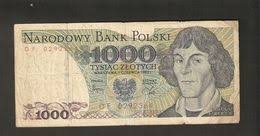 T Poland Narodowy Bank Polski 1000 Zlotych 1982 Ser Df 0292364 Mikolaj Kopernik For Sale On Delcampe Poland Bank Notes World