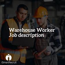 Warehouse Job Description Template Ismartrecruit Job Description Template Job Description Warehouse Jobs