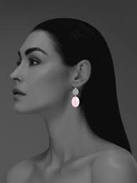 Old Persian Coin Amalia Green Onyx Small earrings