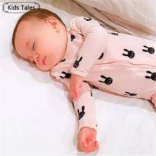 Newborn Baby Boy Clothes Infant Romper Long Sleeve Rabbit Print Cute Baby Girl Rompers Jumpsuit Pajamas Baby Clothing Body Suit Baby Jumpsuit Overall Romperoveralls Baby Aliexpress