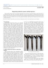 Pdf Diagnosing Methods Common Rail Fuel Injectors