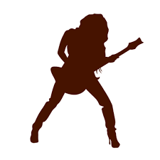 guitar musician music silhouette transparent png svg vector file guitar musician music silhouette