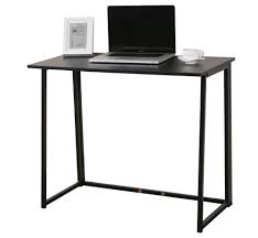 Cherrytree Furniture Compact Flip Flop Folding Computer Office Desk Laptop Table Desk Folding Computer Desk Home Office Furniture