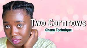 Two Cornrows Ghana Braids With Weave Low Bun Youtube Ghana braids represent style, details, and versatility. two cornrows ghana braids with weave low bun