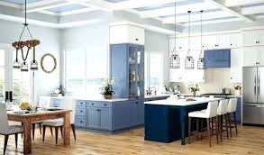 Drink bar on the far side of the room 3. 33 Blue Kitchen Island Ideas Stunning Trends You Can Apply At Your Home