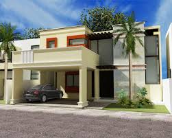 1.140 casa de madera con toques blancos y jardín. Fachada De Casa Moderna Estilo Colonial