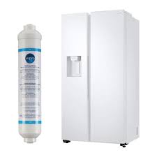 Samsung Refrigerateur Frigo Americain Us 2 Portes Blanc 617l A Froid Ventile No Frost Distributeur D Eau Achat Vente Refrigerateur Americain Samsung Refrigerateur Frigo Americain Us 2 Portes Blanc 617l A