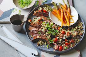 Lamb kofta with couscous and greek salad. 56 Salad Recipes To Get You Through The Week