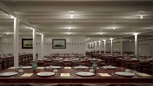 Titanic dinning room (imagine) saved by sally's diaries. Dining Room Inside Titanic Ii Abc News Australian Broadcasting Corporation