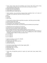 Bayangkan jika tempurung kepala kita termasuk diartrosis, apa yang akan terjadi pada otak kita?! Soal Uh Bab 1 Dan Bab 2