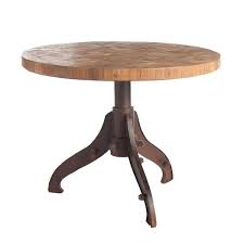 Wisteria Patched Butcher Block Table With End Ggrain Butcher Block Top On A Cast Iron Bas Butcher Block Tables Butcher Block Dining Table Luxury Home Furniture