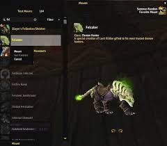 So for the first time, as we learned at last year's blizzcon, we'll be able to mount up in sanctuary , as well as launch devastating dismount attacks when we approach enemies. Why Can T The First Demon Hunter Class Mount Be Set As A Favorite Like All The Other Class Mounts Worldofwarcraft Blizz Demon Hunter Demon World Of Warcraft