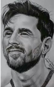 Messi/pencil drawing