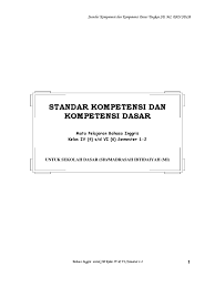 Part 1 berikut adalah 50 contoh soal bahasa inggris kelas 4 sd 1. Sk Kd B Inggris Kelas 4 6 Semester 1 2