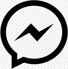 Facebook messenger png facebook messenger vector logo. Facebook Messenger Logo Black And White Png Image With Transparent Background Toppng