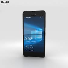 Microsoft Lumia 550 Schwarz 3D-Modell ...