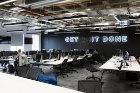 Revolut Offices London Office Snapshots Industrial Office Design Cool Office Space Office Signage