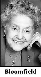 ALICE BLOOMFIELD Obituary (1919